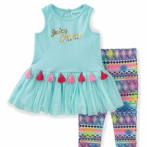 Juicy Couture Baby Girl 2 Piece Set 6-9M